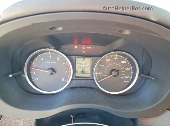 JF2SJABC6HH541989 2017 SUBARU FORESTER 2.5 Silver Vista del cuadro de instrumentos