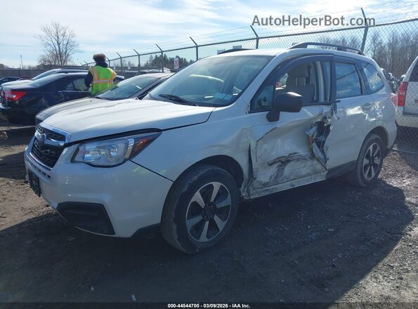 JF2SJABC8JH512404 2018 SUBARU FORESTER 2.5 Белый Передняя левая четверть