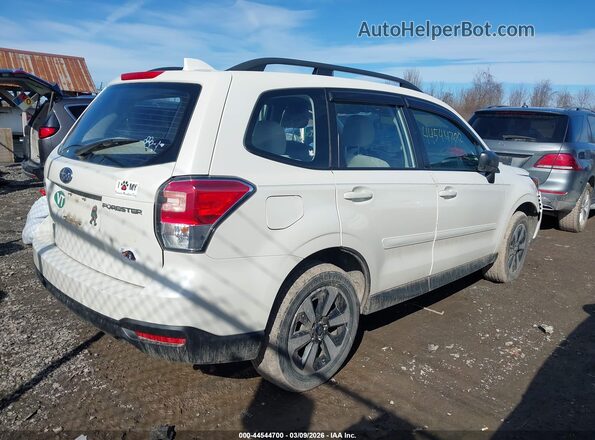 JF2SJABC8JH512404 2018 SUBARU FORESTER 2.5 Белый Задняя правая четверть