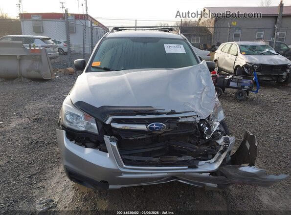 JF2SJABC9JH469305 2018 SUBARU FORESTER 2.5 Silver Вид щитка приладів
