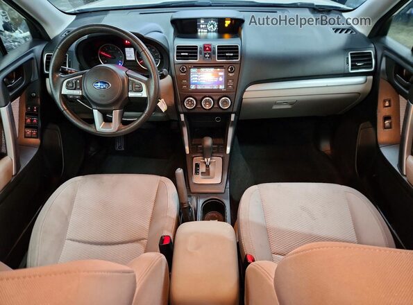 JF2SJABC9JH487755 2018 SUBARU FORESTER 2.5 Белый Вид панели приборов