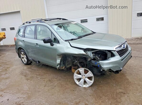JF2SJABCXGH421109 2016 SUBARU FORESTER 2.5 Green Передня права чверть