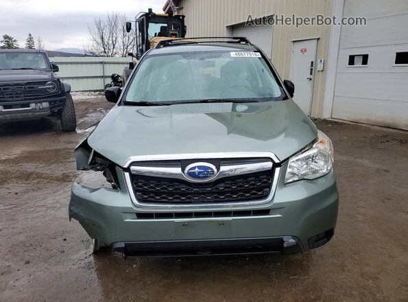 JF2SJABCXGH421109 2016 SUBARU FORESTER 2.5 Green Вид спереду