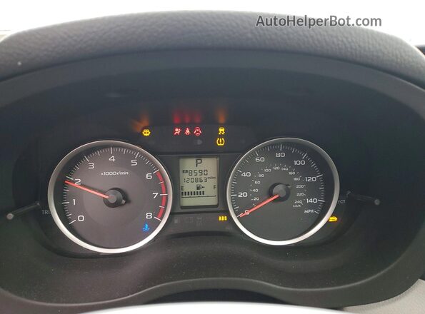 JF2SJADC6GH426739 2016 SUBARU FORESTER 2.5 White Вид щитка приладів