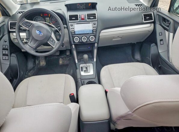 JF2SJADC6GH426739 2016 SUBARU FORESTER 2.5 White Вид панелі приладів