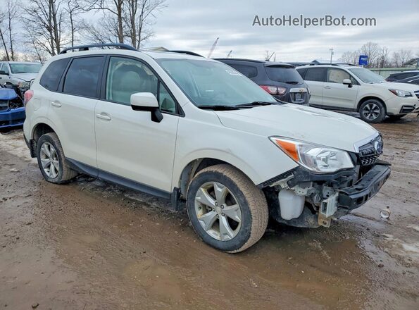 JF2SJADC6GH426739 2016 SUBARU FORESTER 2.5 White Передня права чверть