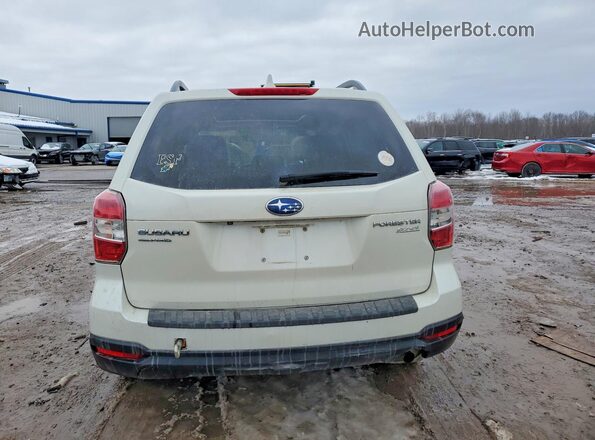JF2SJADC6GH426739 2016 SUBARU FORESTER 2.5 White Вид ззаду