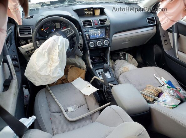 JF2SJADC8GH431537 2016 SUBARU FORESTER 2.5 White Առջևի վահանակի տեսք