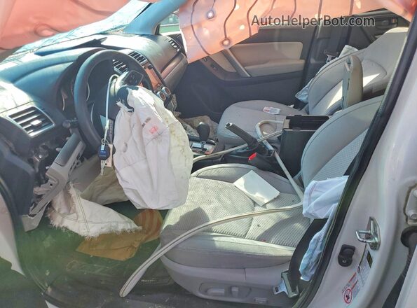 JF2SJADC8GH431537 2016 SUBARU FORESTER 2.5 White Սալոնի դիմացի տեսք