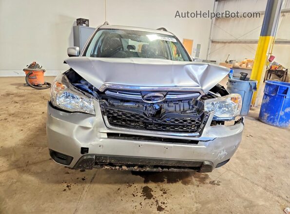 JF2SJADC8GH527829 2016 SUBARU FORESTER 2.5 Silver წინა ხედი