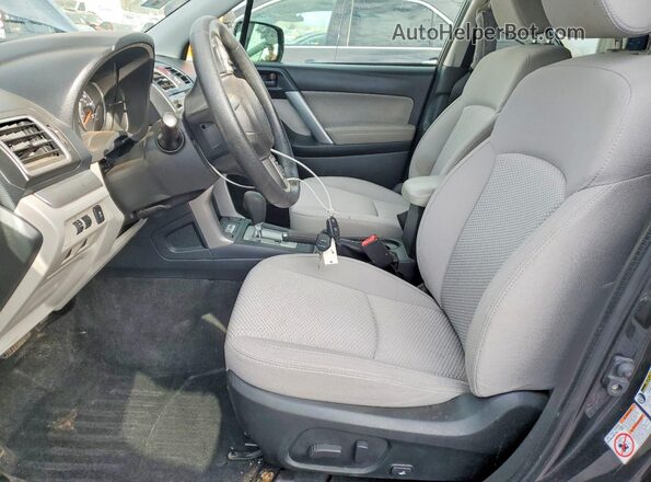 JF2SJAEC0JH572351 2018 SUBARU FORESTER 2.5 Gray Widok wnętrza z przodu
