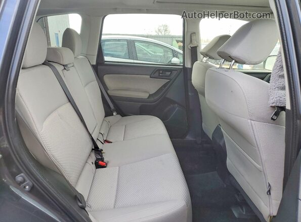 JF2SJAEC0JH572351 2018 SUBARU FORESTER 2.5 Gray Widok tylnych siedzeń