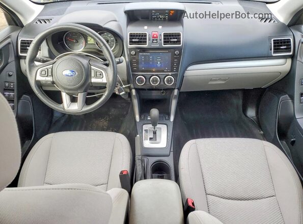 JF2SJAEC0JH572351 2018 SUBARU FORESTER 2.5 Gray Widok deski rozdzielczej