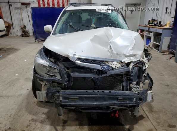 JF2SJAEC2HH802787 2017 SUBARU FORESTER 2.5 White Widok z przodu