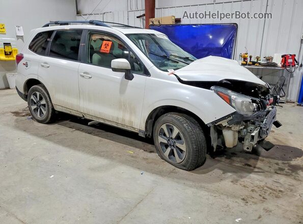 JF2SJAEC2HH802787 2017 SUBARU FORESTER 2.5 White Przód prawy