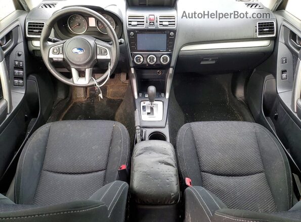 JF2SJAEC6HH405387 2017 SUBARU FORESTER 2.5 Black Dashboard view