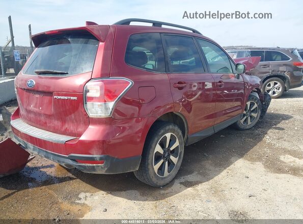 JF2SJAECXJH406581 2018 SUBARU FORESTER 2.5 Красный Задняя правая четверть