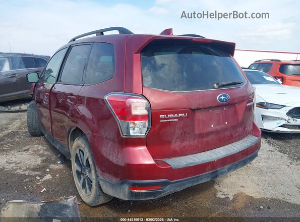 JF2SJAECXJH406581 2018 SUBARU FORESTER 2.5 Красный Задняя левая четверть