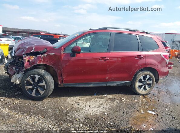 JF2SJAECXJH406581 2018 SUBARU FORESTER 2.5 Красный Панорамный вид салона 360°