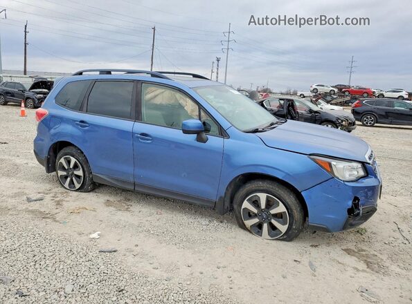 JF2SJAECXJH476727 2018 SUBARU FORESTER 2.5 Синий Передняя правая четверть