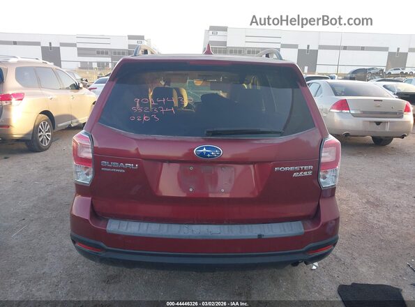JF2SJAGC1HH552374 2017 SUBARU FORESTER 2.5 Maroon 