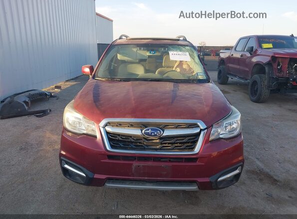 JF2SJAGC1HH552374 2017 SUBARU FORESTER 2.5 Maroon Սարքավորումների վահանակի տեսք