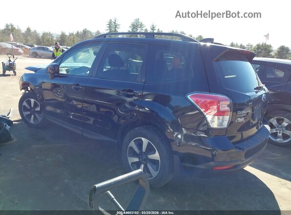 JF2SJAGC2HH488524 2017 SUBARU FORESTER 2.5 Black Trasero izquierdo
