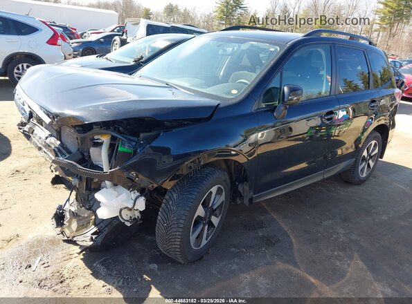 JF2SJAGC2HH488524 2017 SUBARU FORESTER 2.5 Black Vista tres cuartos delantera izquierda
