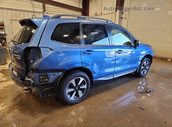 JF2SJAJC3HH463933 2017 SUBARU FORESTER 2.5 Синий Задняя правая четверть
