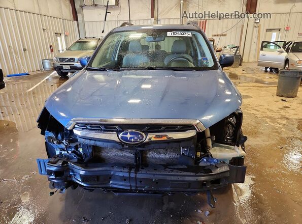 JF2SJAJC3HH463933 2017 SUBARU FORESTER 2.5 Синий Вид спереди