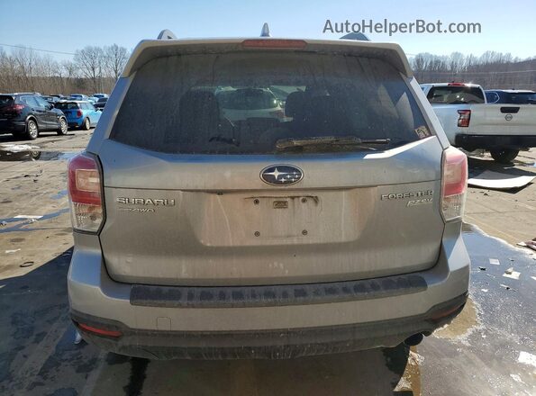 JF2SJAJC7HH494487 2017 SUBARU FORESTER 2.5 Silver Вид ззаду