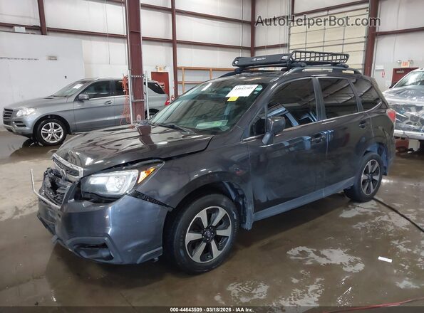 JF2SJARC0HH448357 2017 SUBARU FORESTER 2.5 Black Vista tres cuartos delantera izquierda