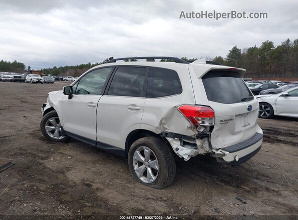 JF2SJARC1GH515241 2016 SUBARU FORESTER 2.5 Белый Задняя левая четверть