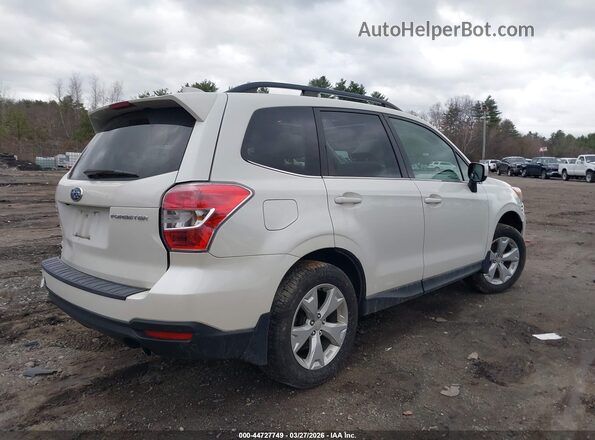 JF2SJARC1GH515241 2016 SUBARU FORESTER 2.5 Белый Задняя правая четверть