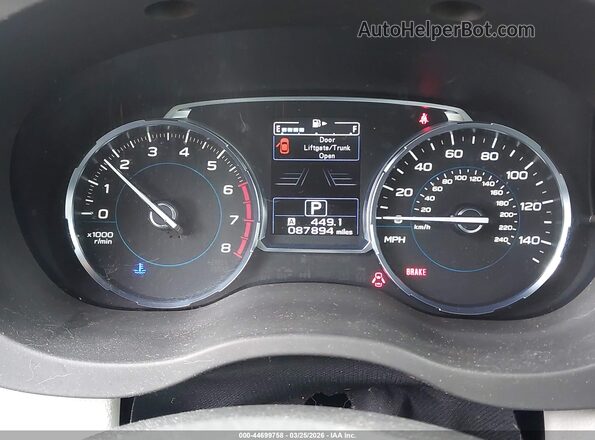 JF2SJARC4HH567268 2017 SUBARU FORESTER 2.5 Серый Вид задних сидений