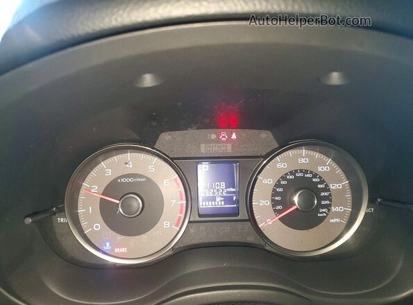 JF2SJARC5GH424800 2016 SUBARU FORESTER 2.5 Серый Вид щитка приборов