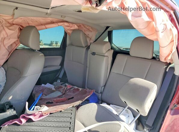 JF2SJARC9JH531212 2018 SUBARU FORESTER 2.5 Burgundy Հետևի նստատեղերի տեսք