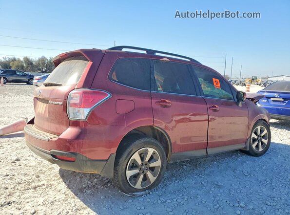 JF2SJARC9JH531212 2018 SUBARU FORESTER 2.5 Burgundy Հետևի աջ