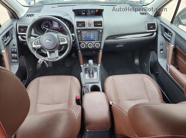 JF2SJATC6HH495949 2017 SUBARU FORESTER 2.5I TO Серый Вид панели приборов