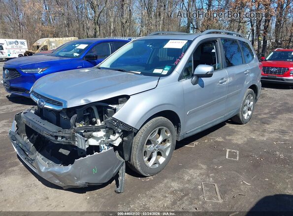 JF2SJATCXHH413110 2017 SUBARU FORESTER 2.5I TO Silver Vista tres cuartos delantera izquierda