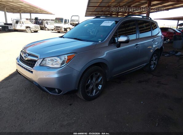 JF2SJAVC6GH435259 2016 SUBARU FORESTER 2.5I TO Silver Vista tres cuartos delantera izquierda