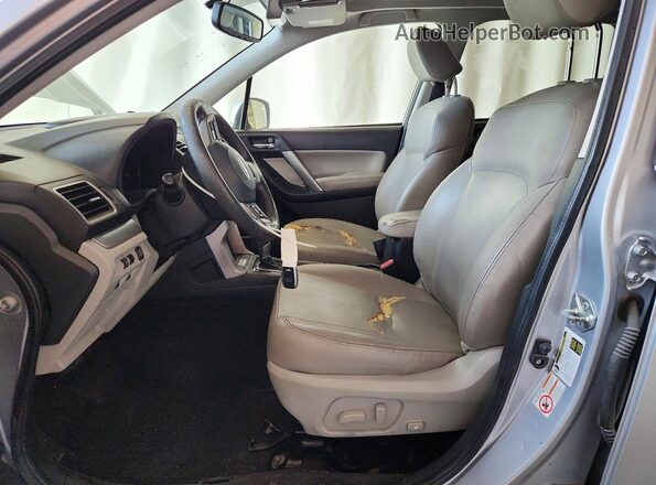 JF2SJAVC6GH477544 2016 SUBARU FORESTER 2.5I TO Silver წინა სალონის ხედი