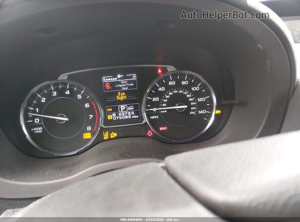 JF2SJAWC1HH549234 2017 SUBARU FORESTER 2.5I TO Gray Vista de los asientos traseros