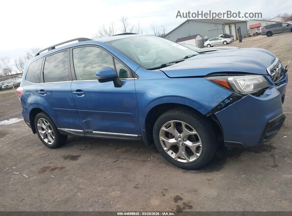 JF2SJAWC4HH533836 2017 SUBARU FORESTER 2.5I TO Синий Вид задней части салона