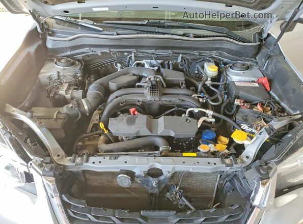 JF2SJAWC8HH517123 2017 SUBARU FORESTER 2.5I TO Silver Engine compartment view