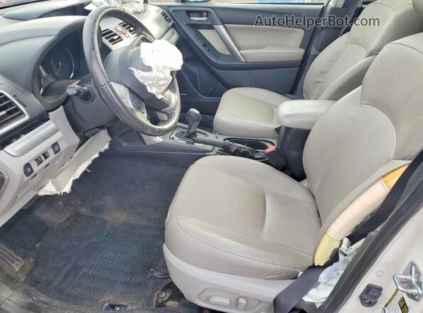 JF2SJAXC4GH489642 2016 SUBARU FORESTER 2.5I TO Gray წინა სალონის ხედი