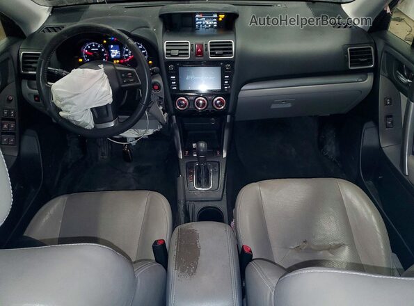 JF2SJAXC5GH522373 2016 SUBARU FORESTER 2.5I TO Charcoal Առջևի վահանակի տեսք