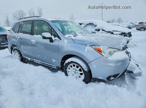 JF2SJAXC6GH487455 2016 SUBARU FORESTER 2.5I TO Silver Przód prawy