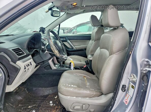 JF2SJAXC6GH487455 2016 SUBARU FORESTER 2.5I TO Silver Widok wnętrza z przodu