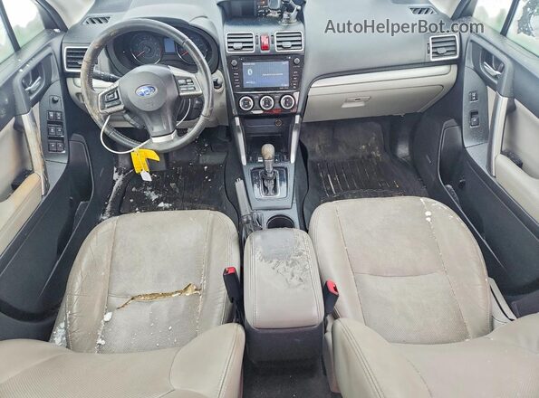JF2SJAXC6GH487455 2016 SUBARU FORESTER 2.5I TO Silver Widok deski rozdzielczej